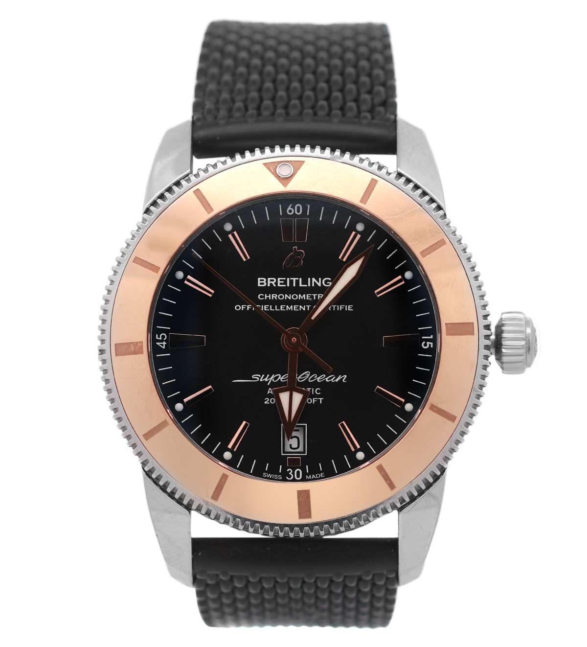 Breitling Superocean Heritage 42 Black Dial Mens Watch