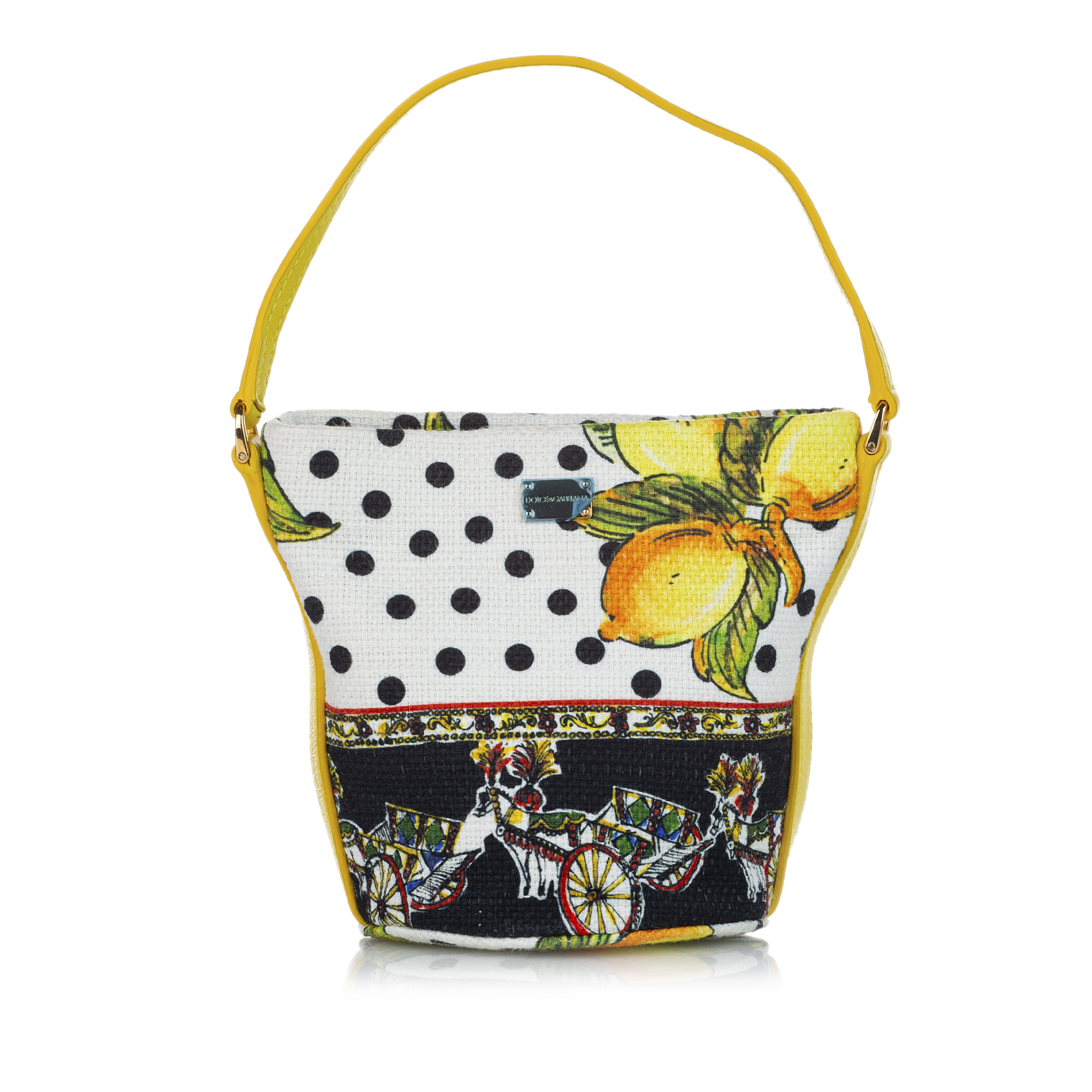 Dolce & Gabbana Printed Canvas Handbag