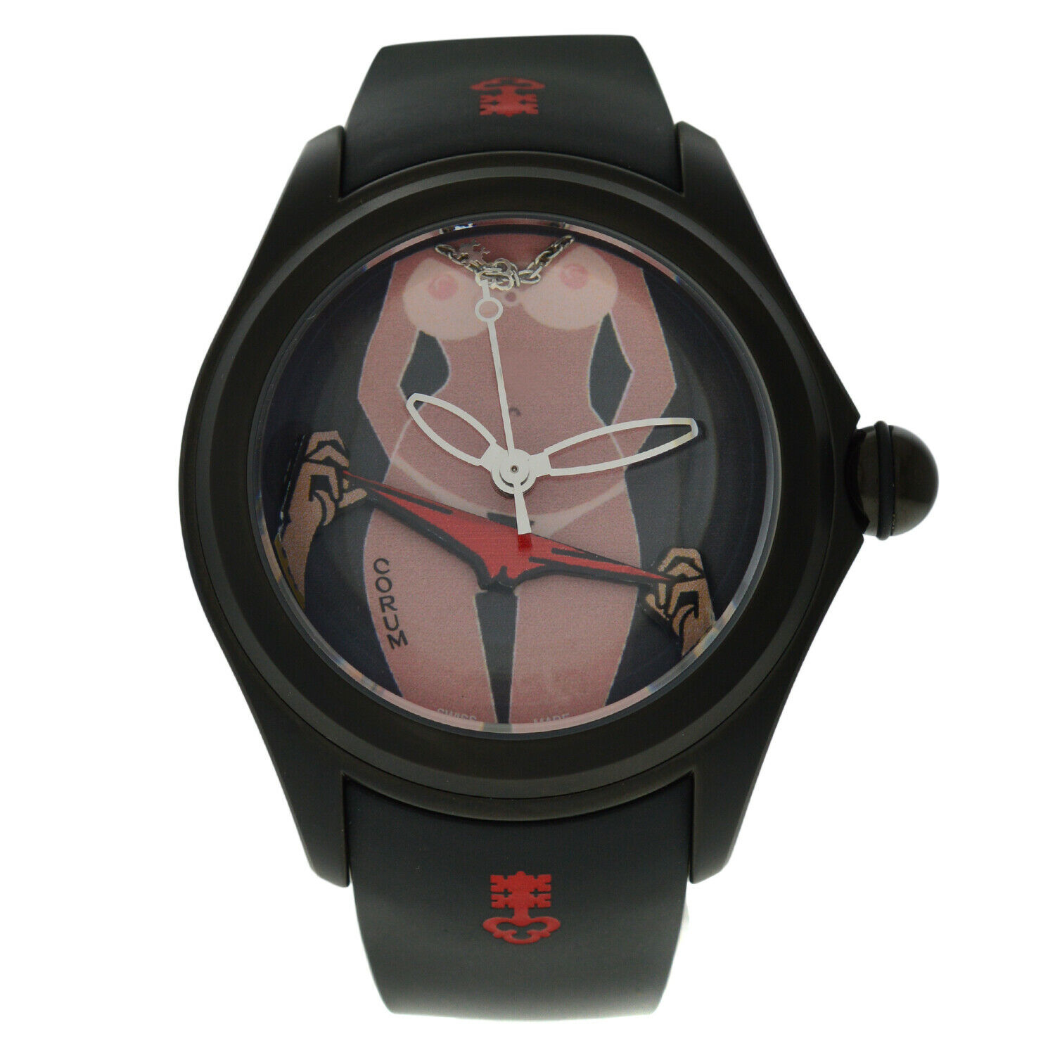 Corum Bubble L082/03670  Erotic PVD Limited Ed. 47MM Watch