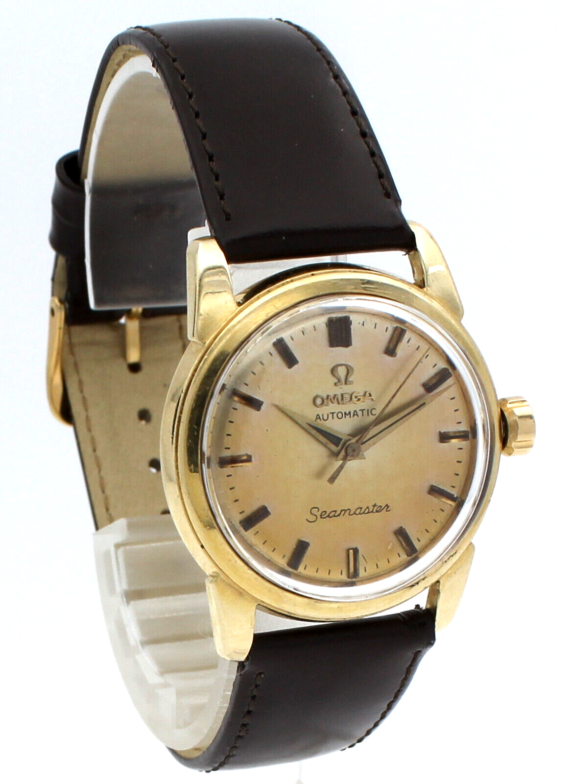 Vintage Omega SEAMASTER  14k Gold Automatic  Men's Dress Watch