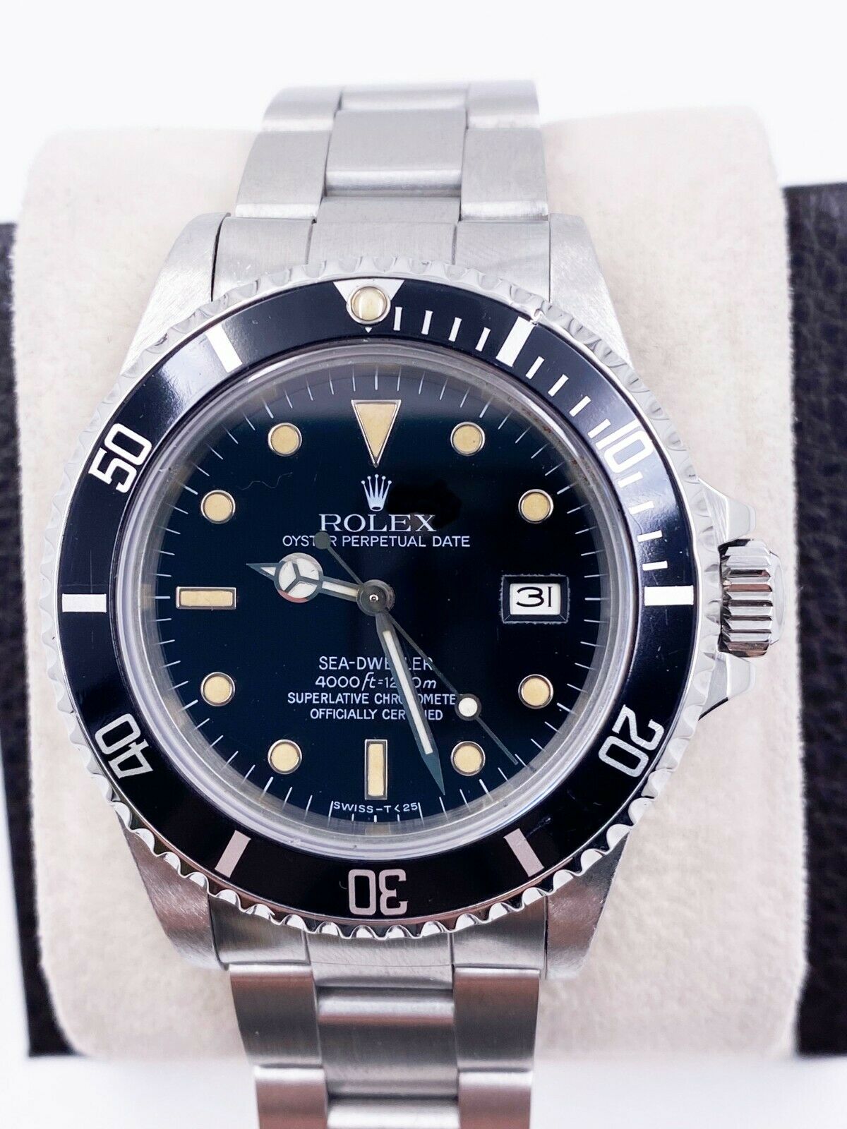 Rolex Sea Dweller 16660 Patina Dial Stainless Steel