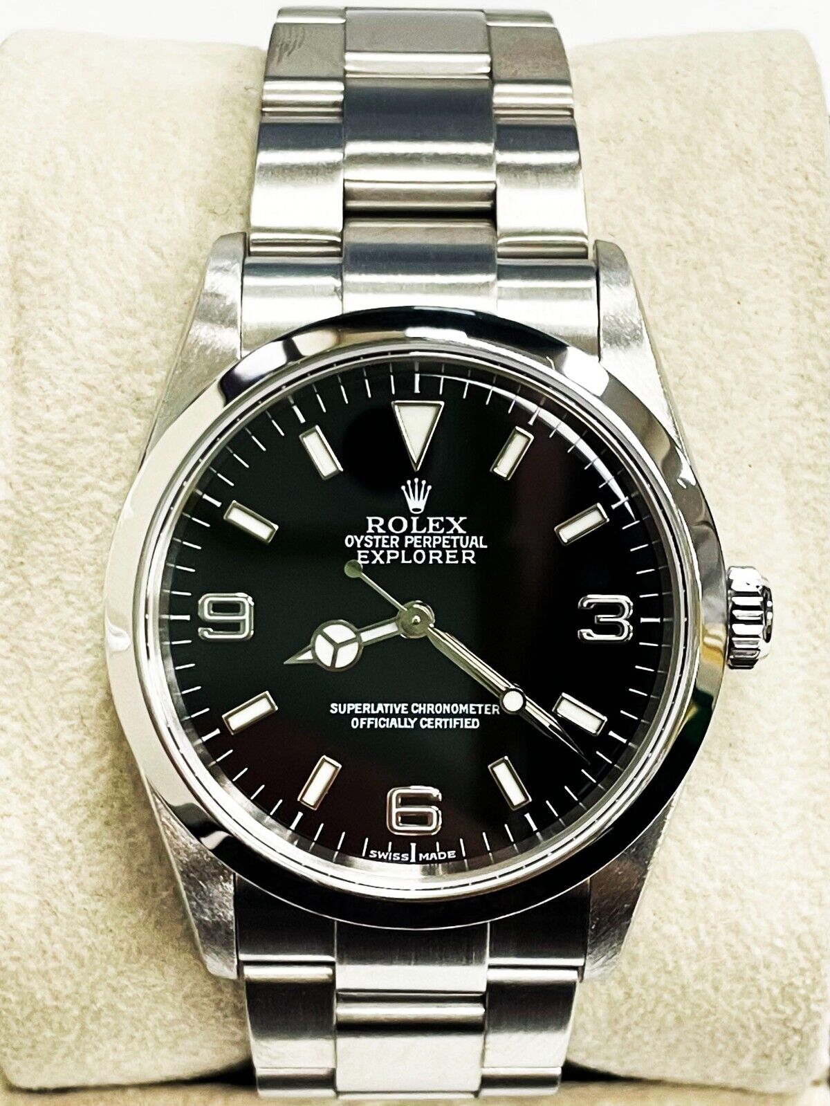 Rolex Explorer Black Dial Stainless Steel