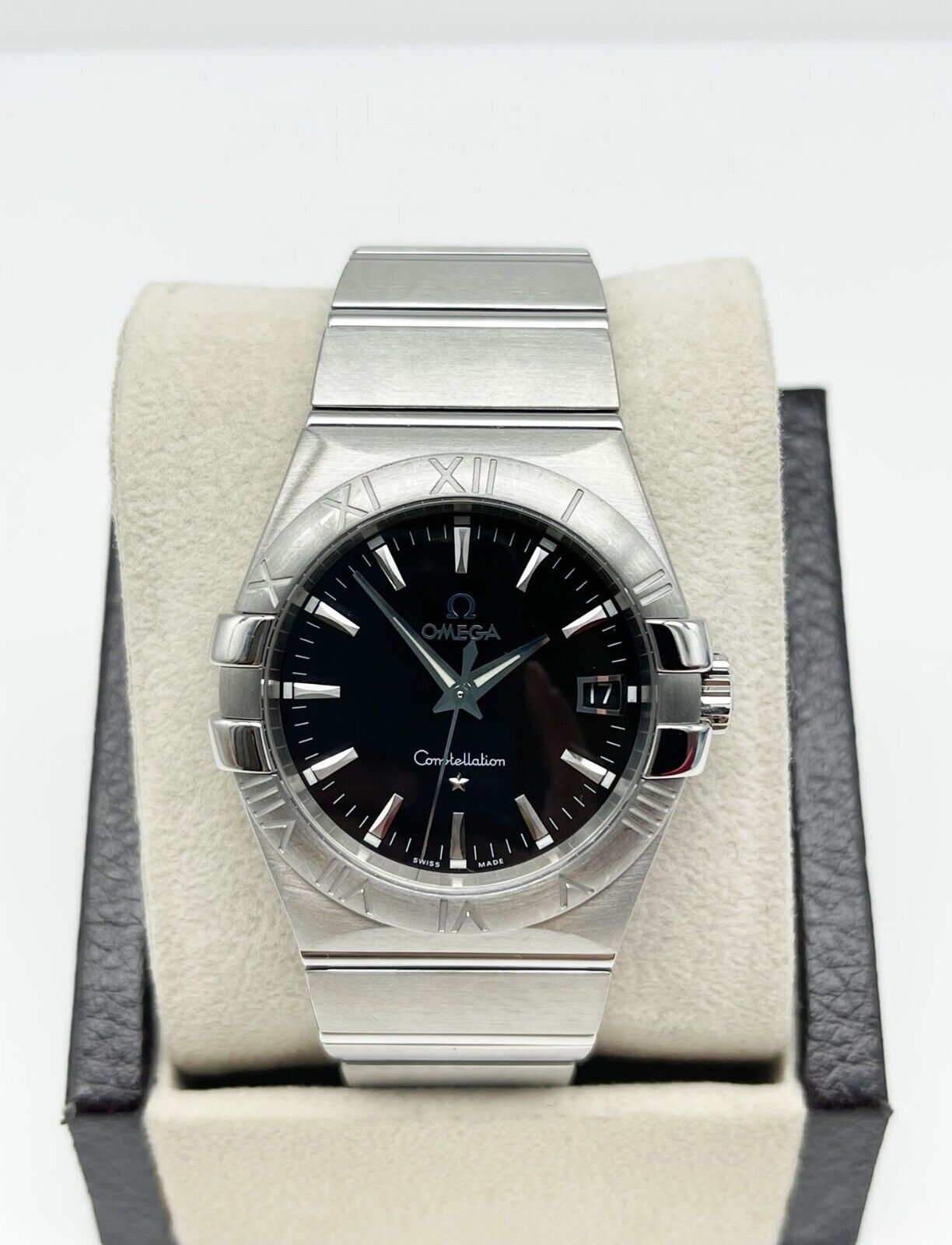 Omega Constellation 123.10.35.60.01.001 Black Dial Stainless