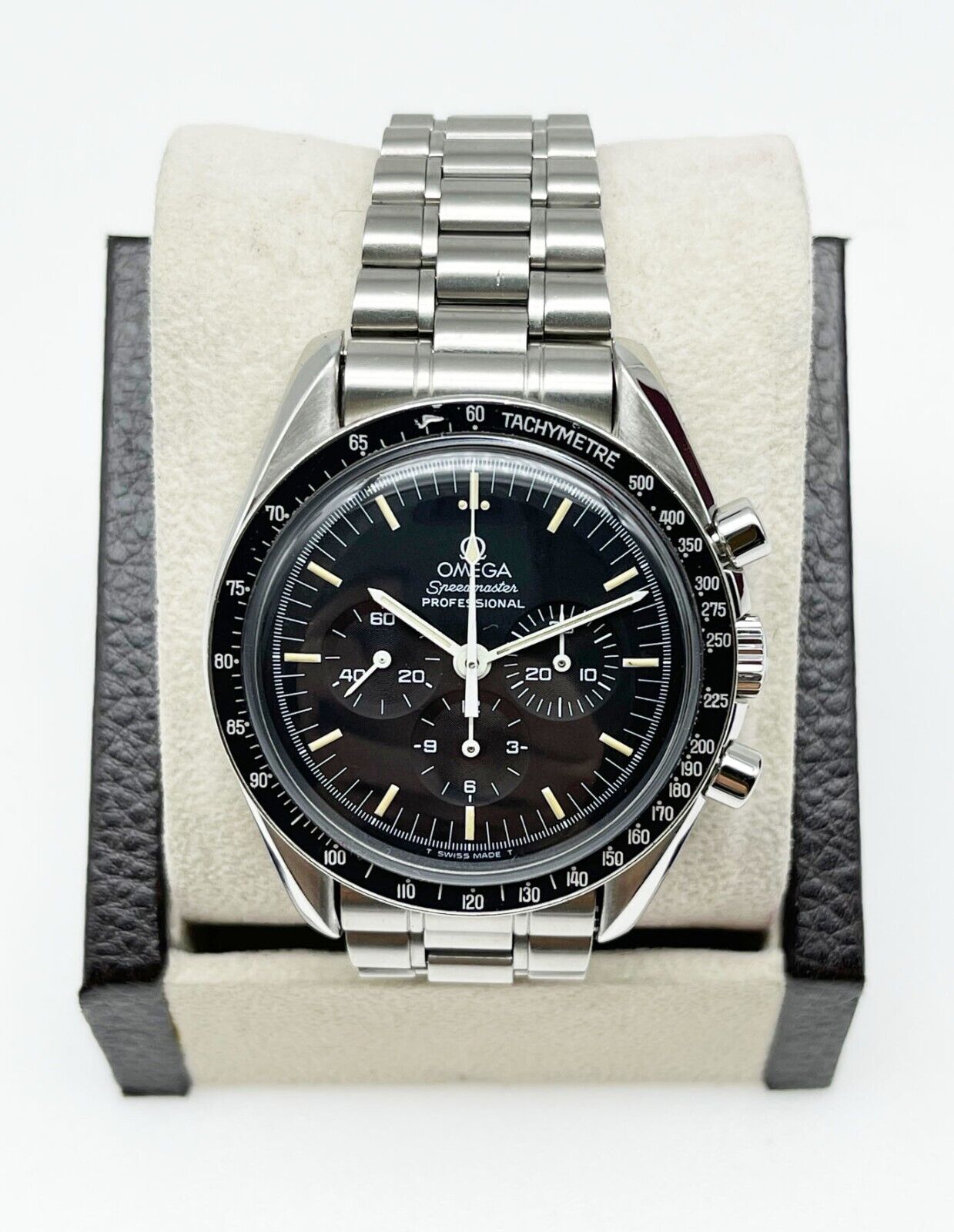 Omega Speedmaster Moonwatch  Black Dial Stainless Steel