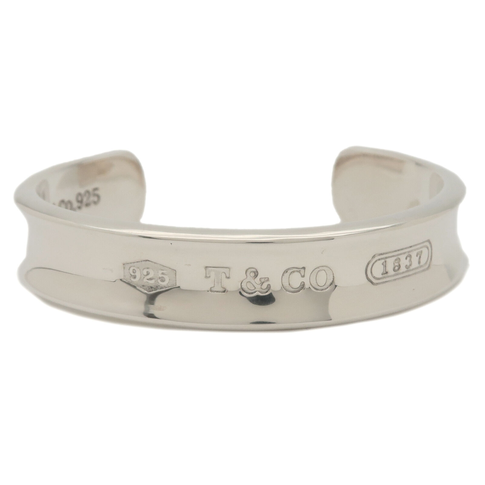 Tiffany&Co. 1837 Open Bangle Bracelet SV925 Silver