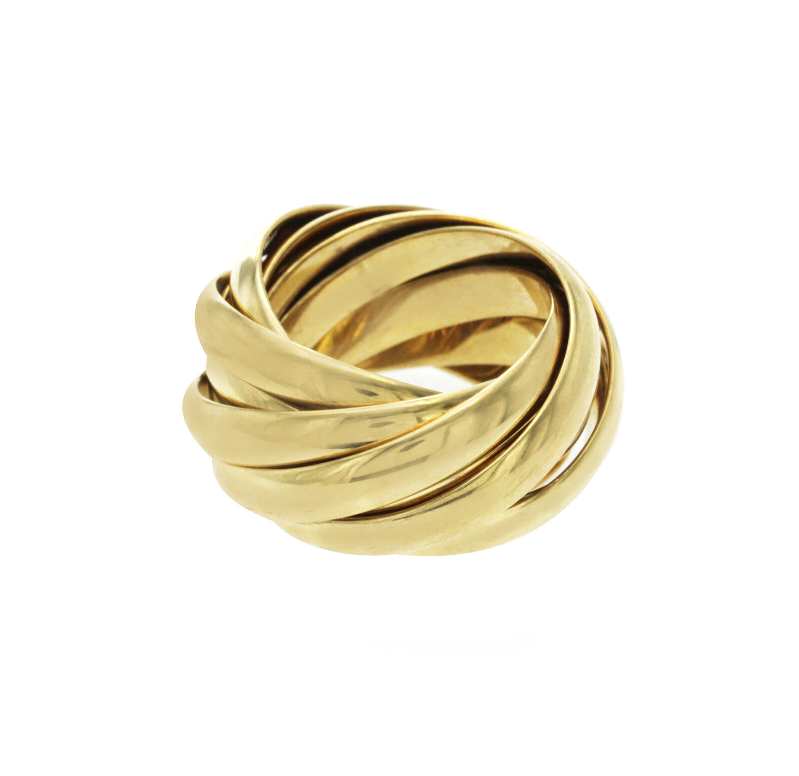 Tiffany & Co. New York 18k Yellow Gold Paloma Picasso Melody Band Ring SZ 8