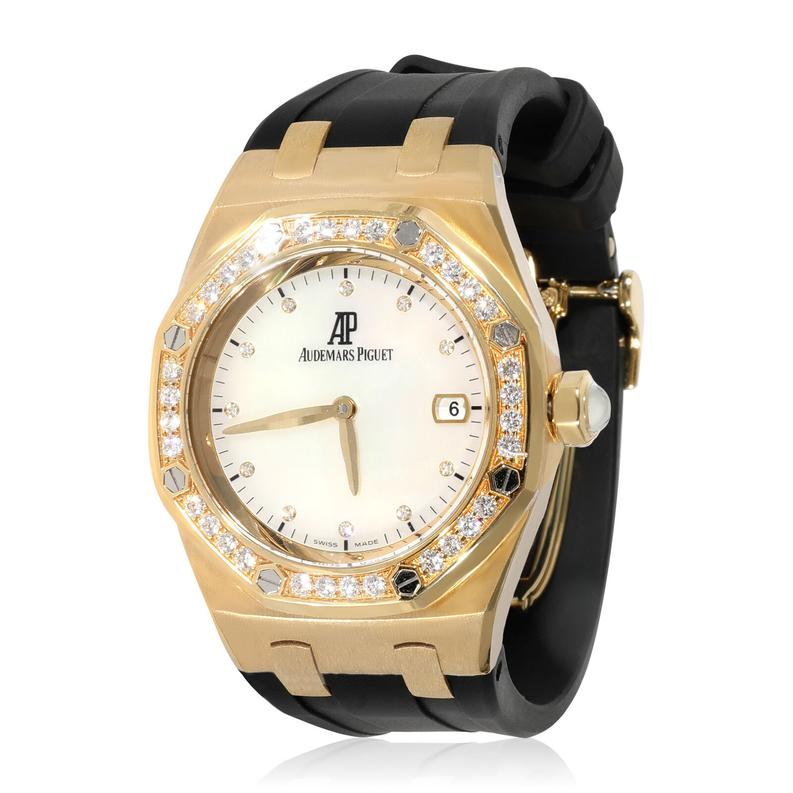Audemars Piguet Royal Oak  Women's Watch in  Yellow Gold