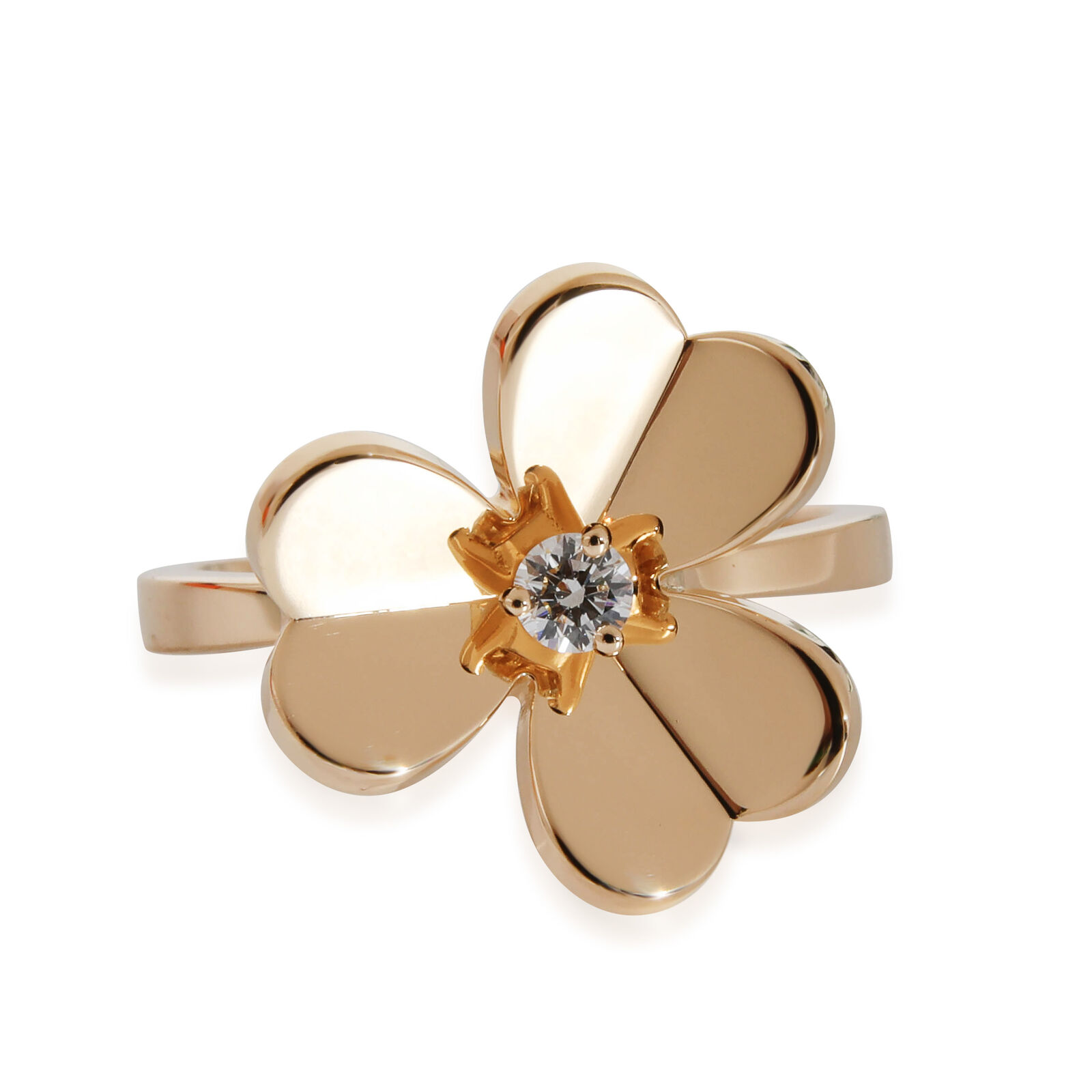 Van Cleef & Arpels Frivole Ring in 18k Yellow Gold  Small Model