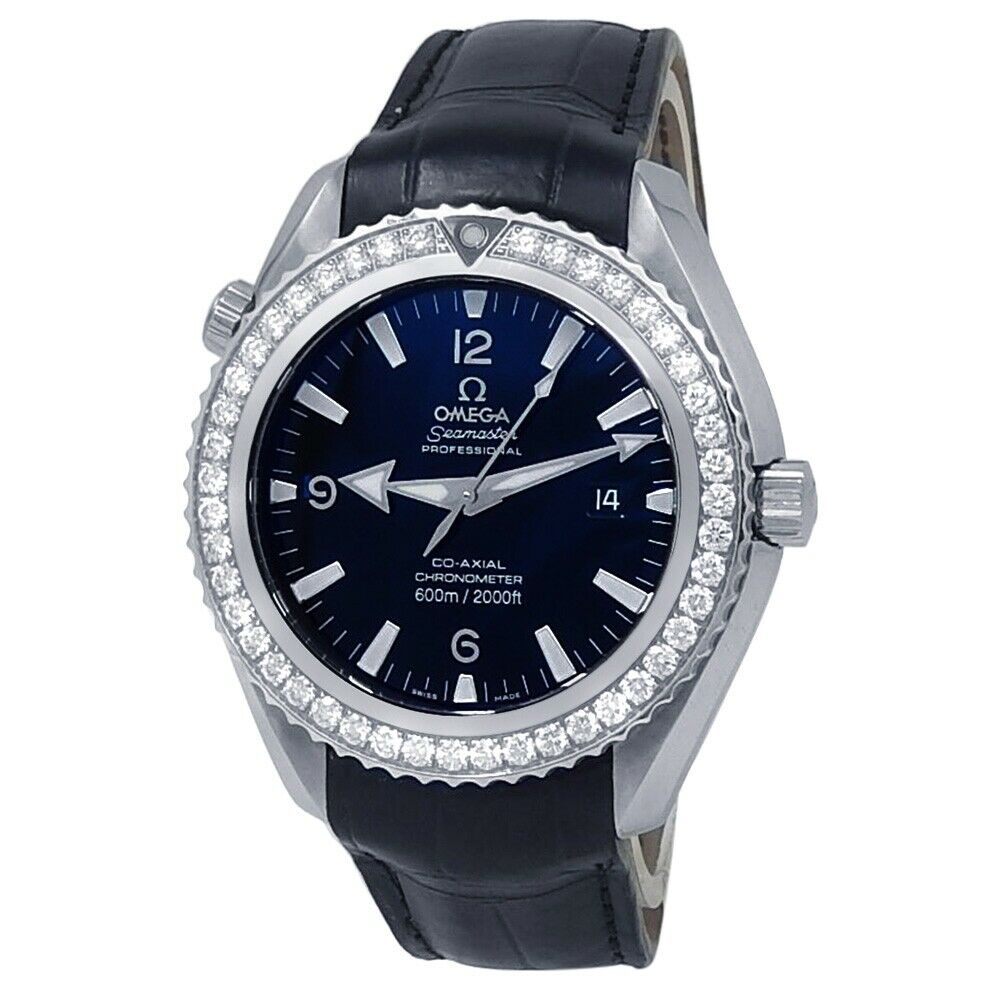 Omega Seamaster Planet Ocean Stainless Steel Black Men Watch