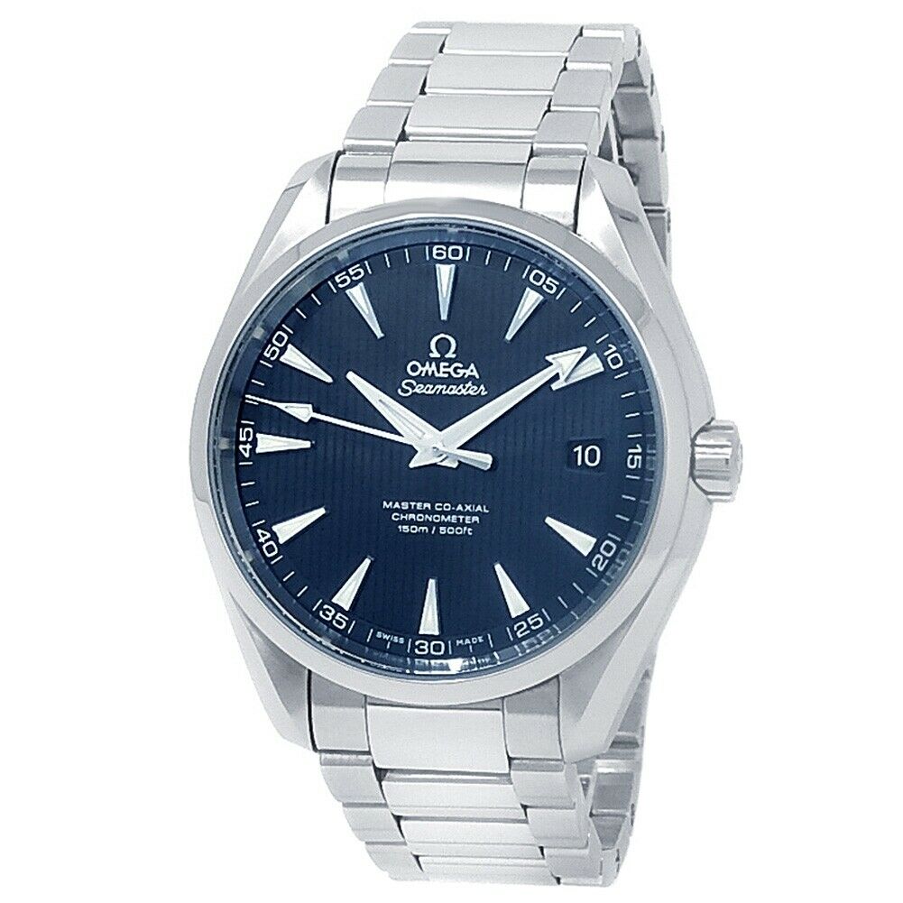 Omega Seamaster Aqua Terra Stainless Steel Blue Men's Watch