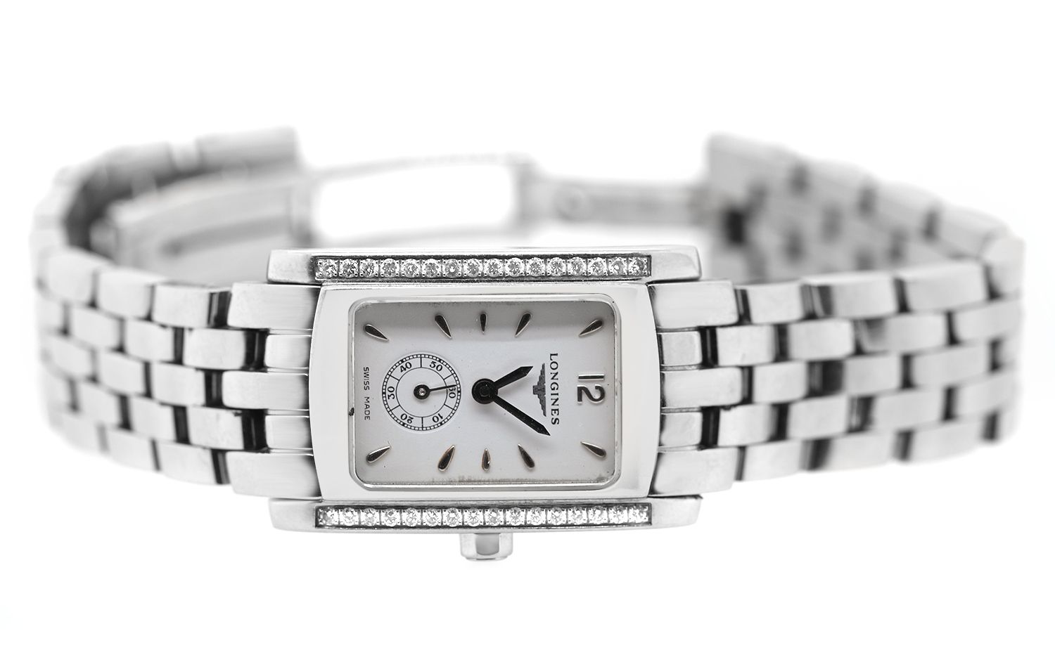 Longines DolceVita White Dial & Diamonds Women's Watch 