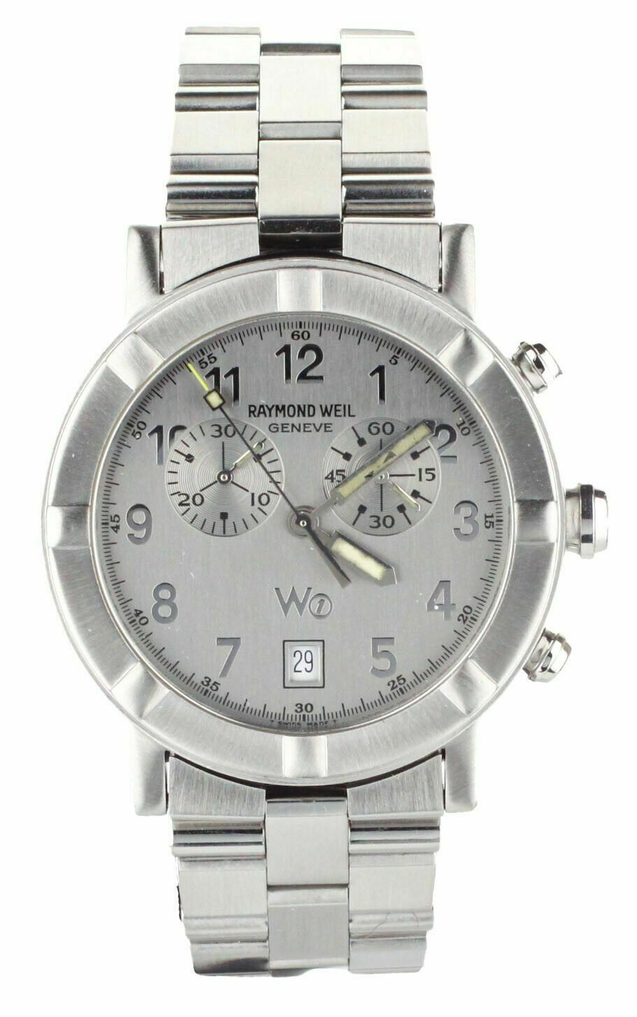 RAYMOND WEIL W1 PARSIFAL STAINLESS STEEL QUARTZ 38MM 8000 FULL SET