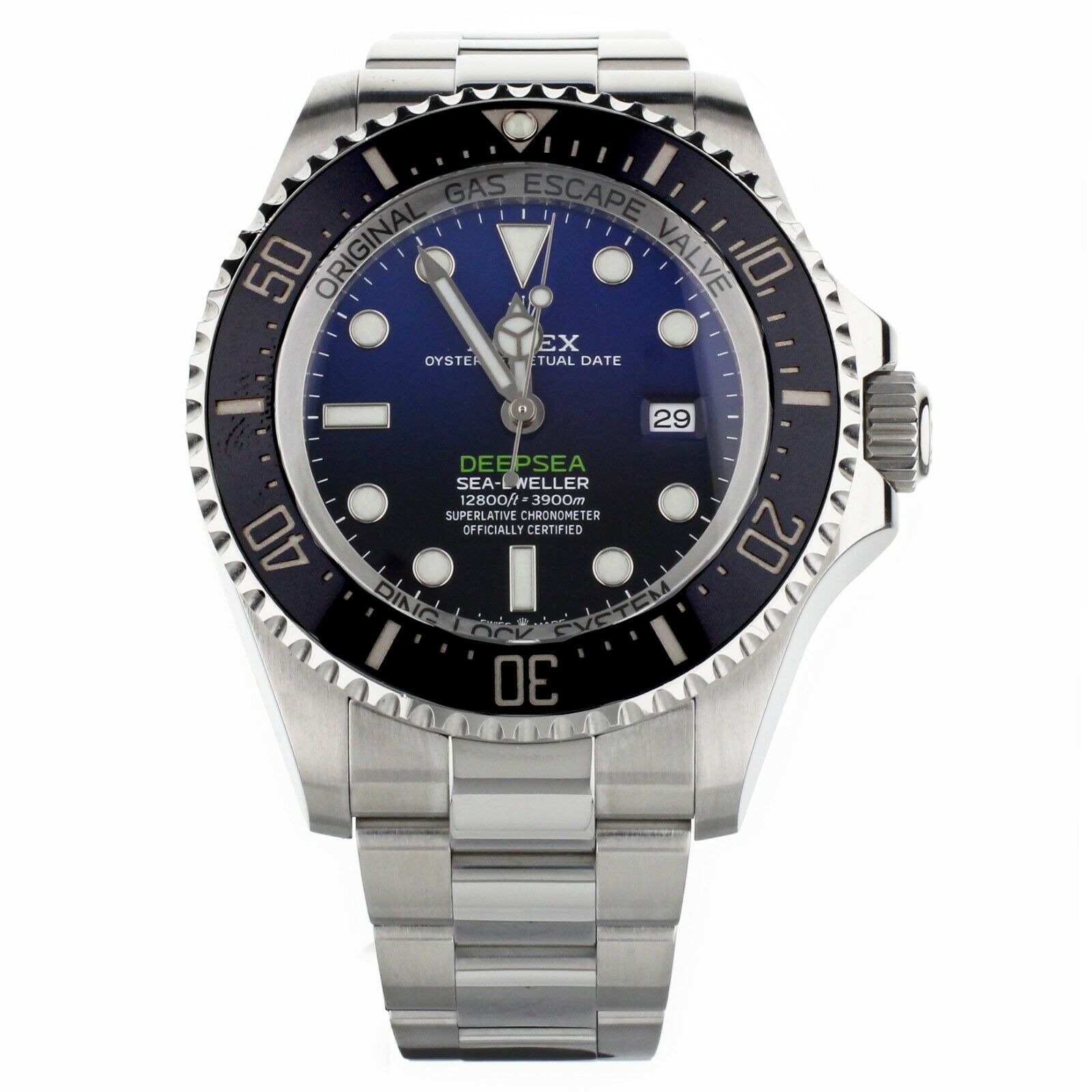 Rolex Deepsea Sea Dweller James Cameron Black blue Dial 44mm  Full Set