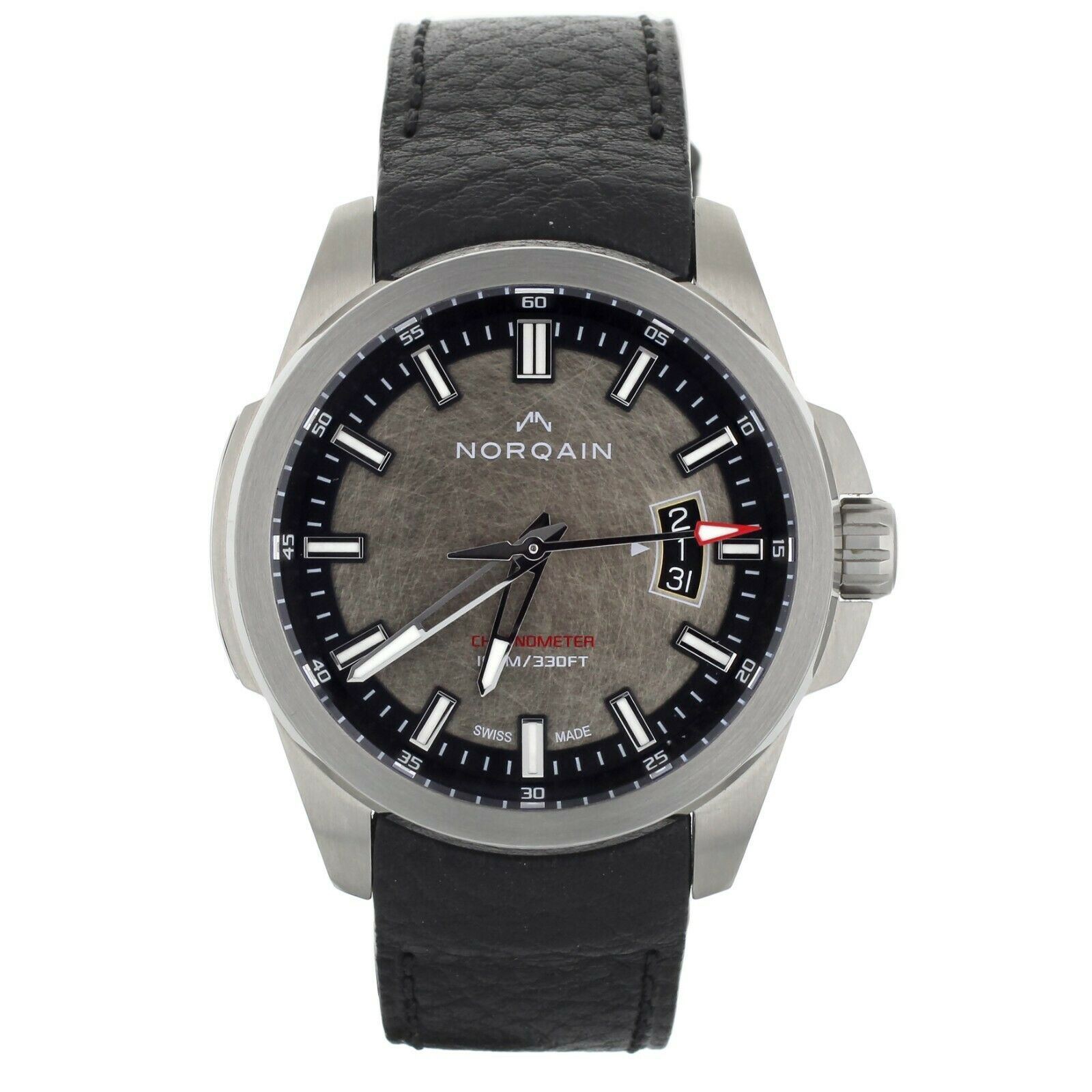 Norqain Independence 19 Gray Dial Stainless Steel 42mm  Full Set