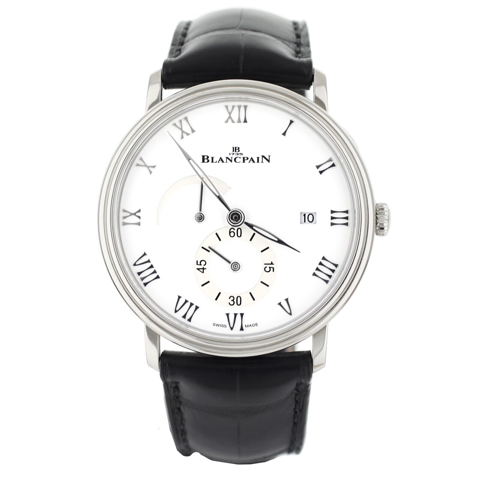 Blancpain Villeret White Dial Stainless Steel Manual 40mm