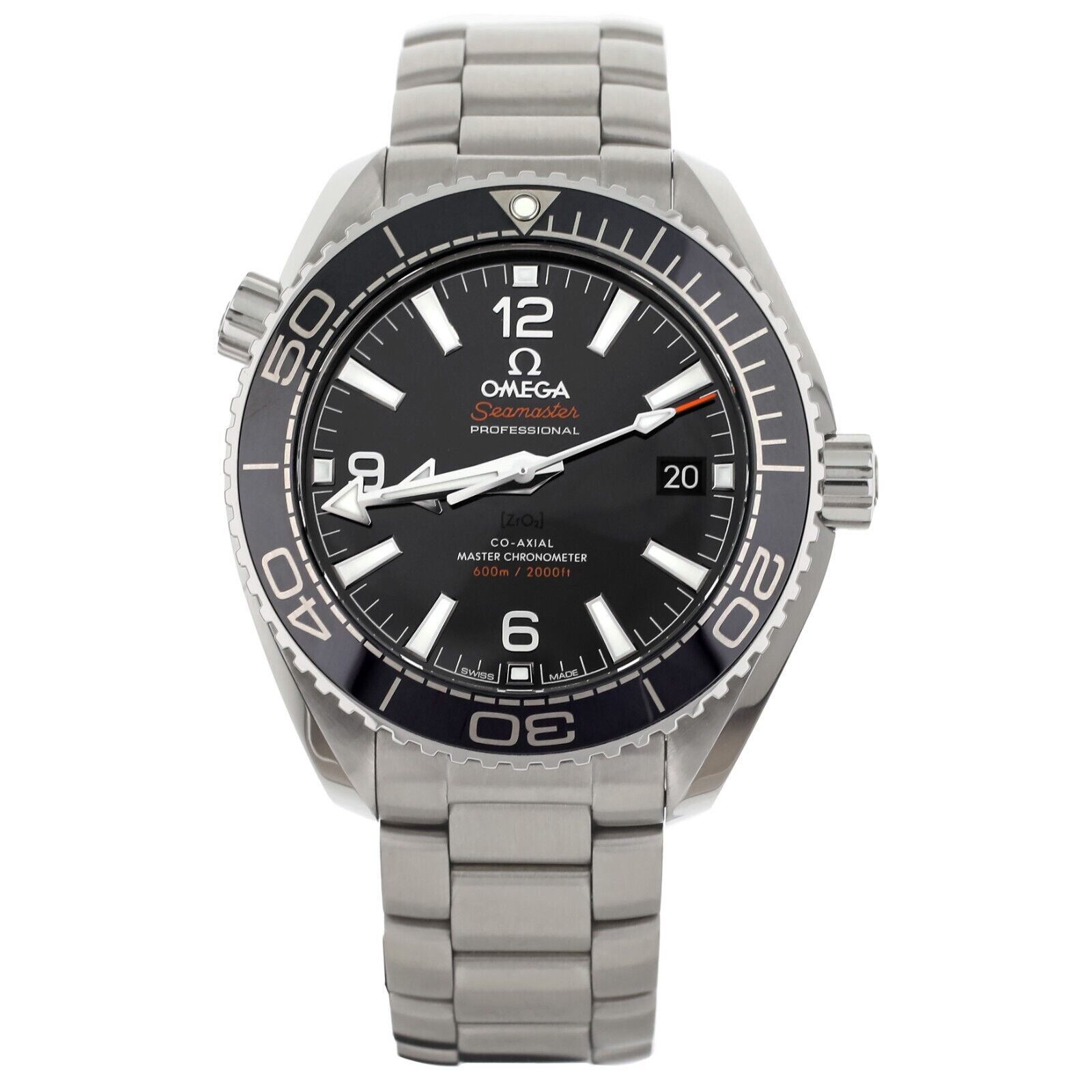 Omega Seamaster Planet Ocean Black Dial Steel