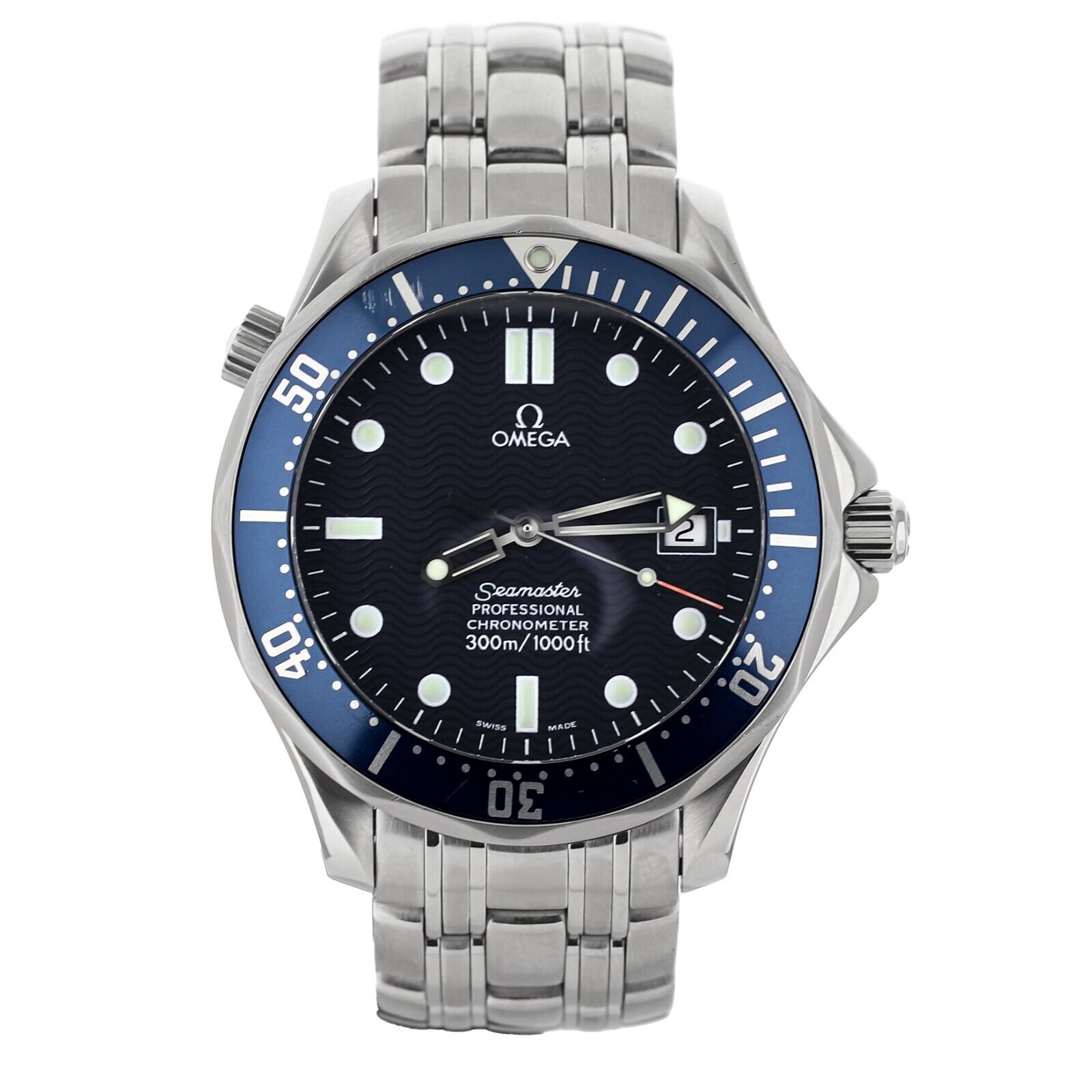 Omega Seamaster 300 Blue Dial Stainless Steel