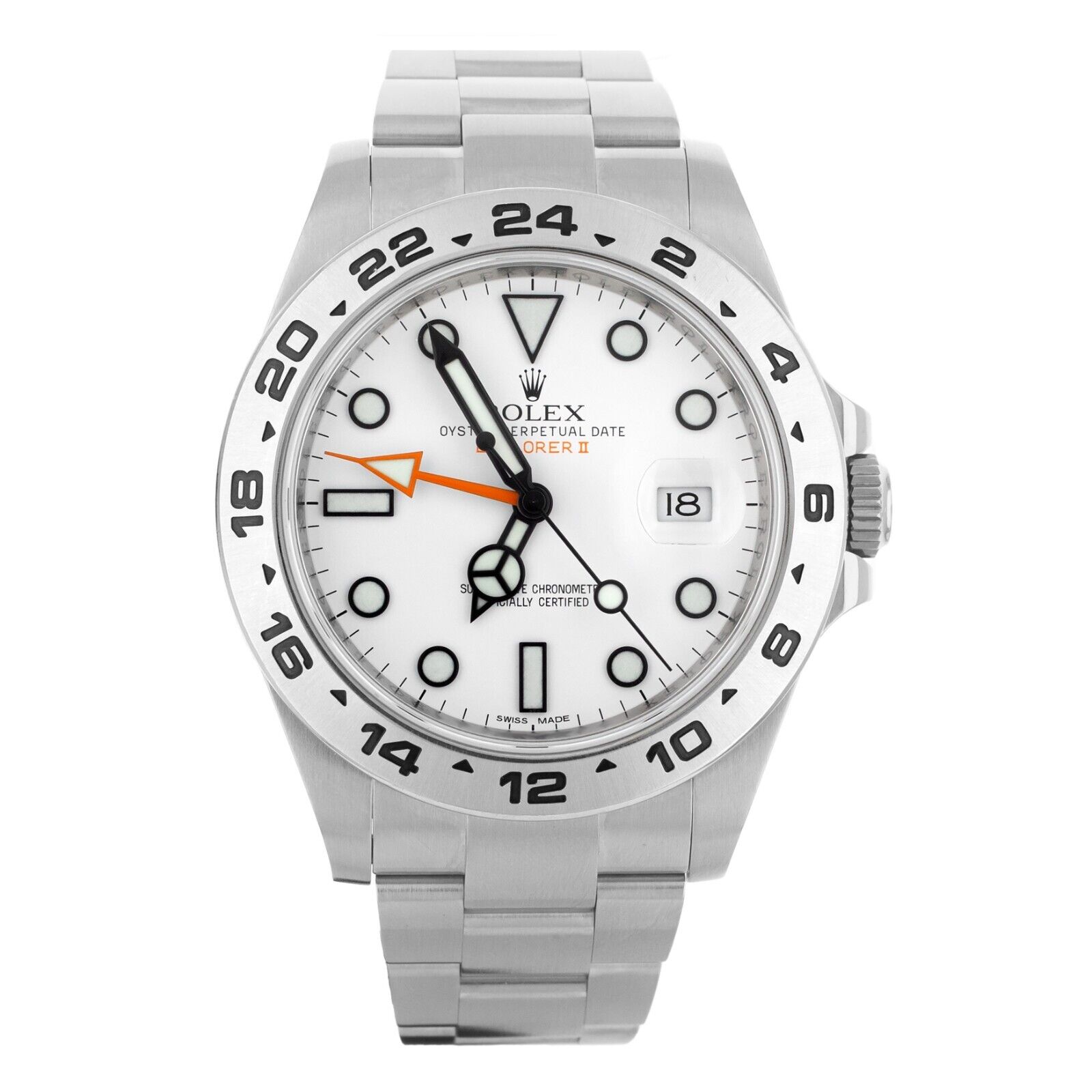 Rolex Explorer ll White Dial Stainless Steel Bracelet