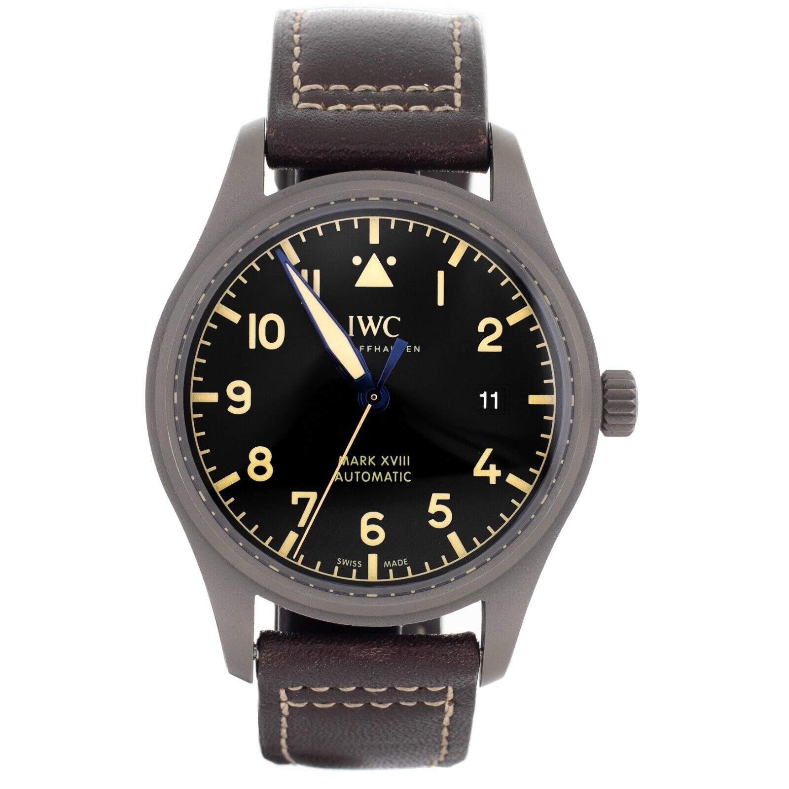 IWC Pilot Mark XVIII Heritage Black Dial Titanium Case