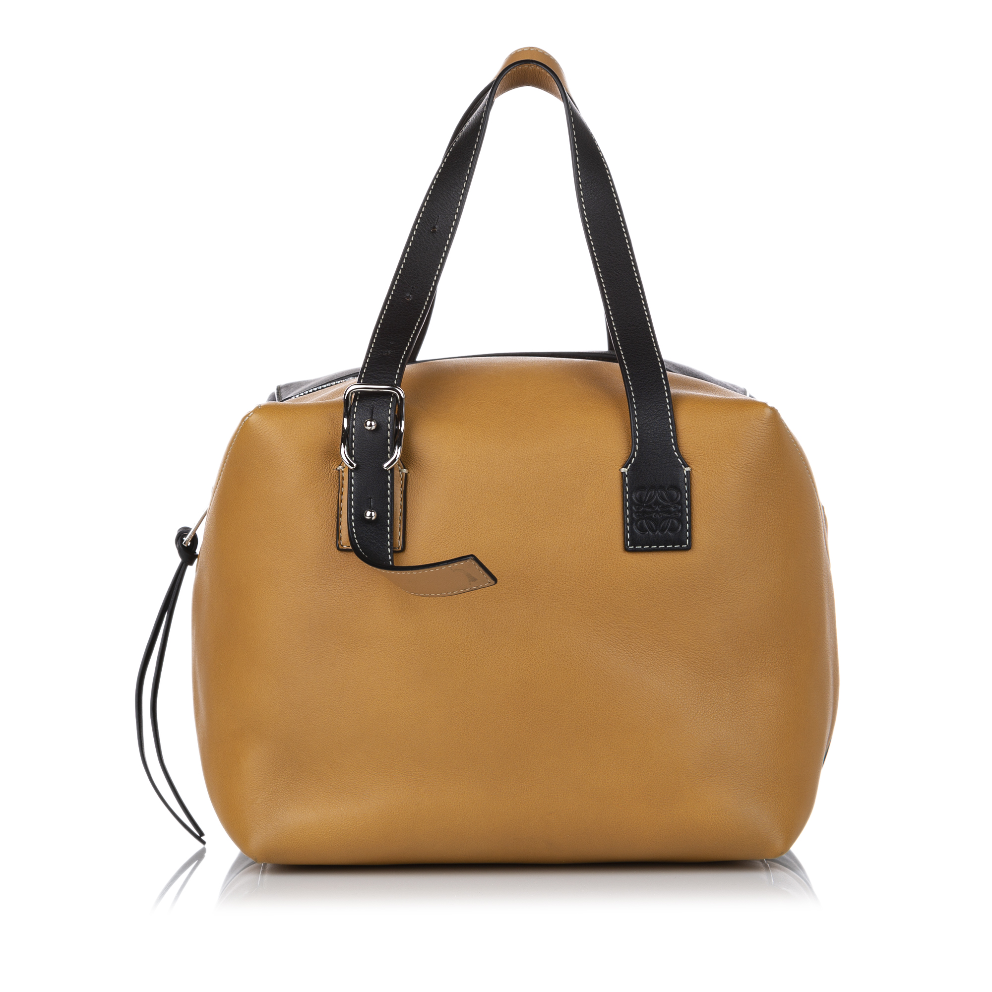 Loewe Cube Leather Satchel