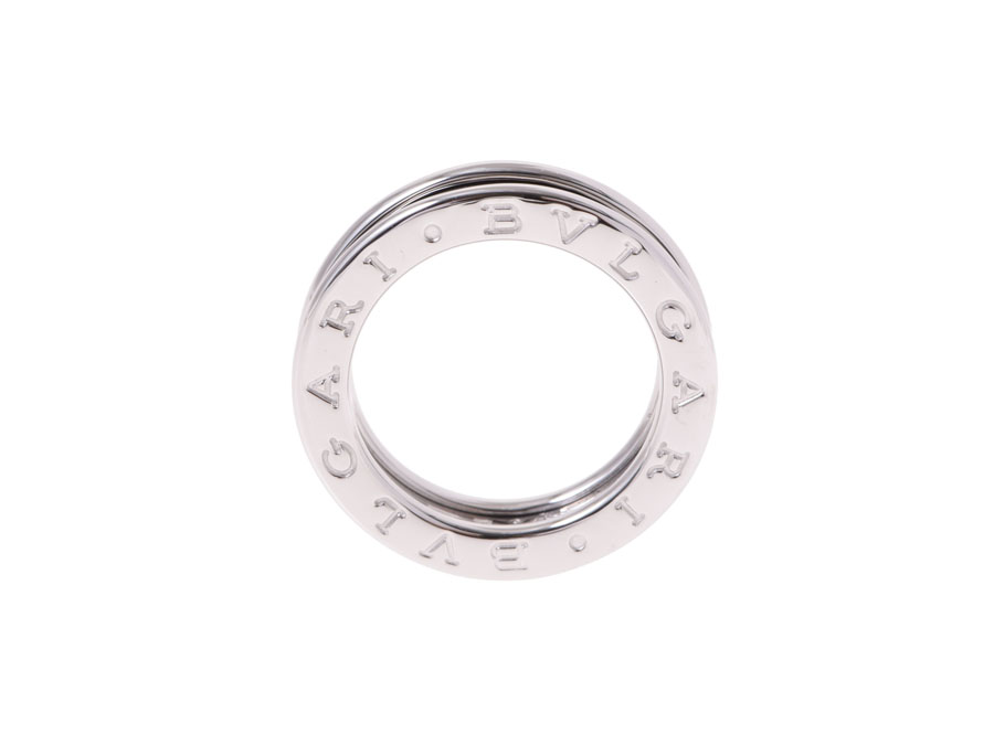 Bulgari B-Zero1 18K White Gold Ring Size 4.5  