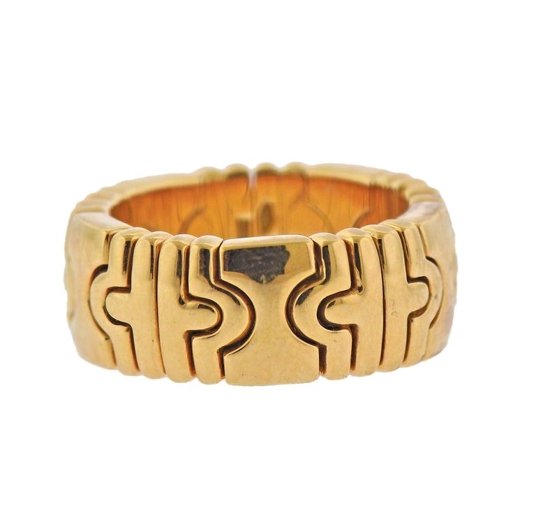 Bulgari Parentesi Gold Band Ring