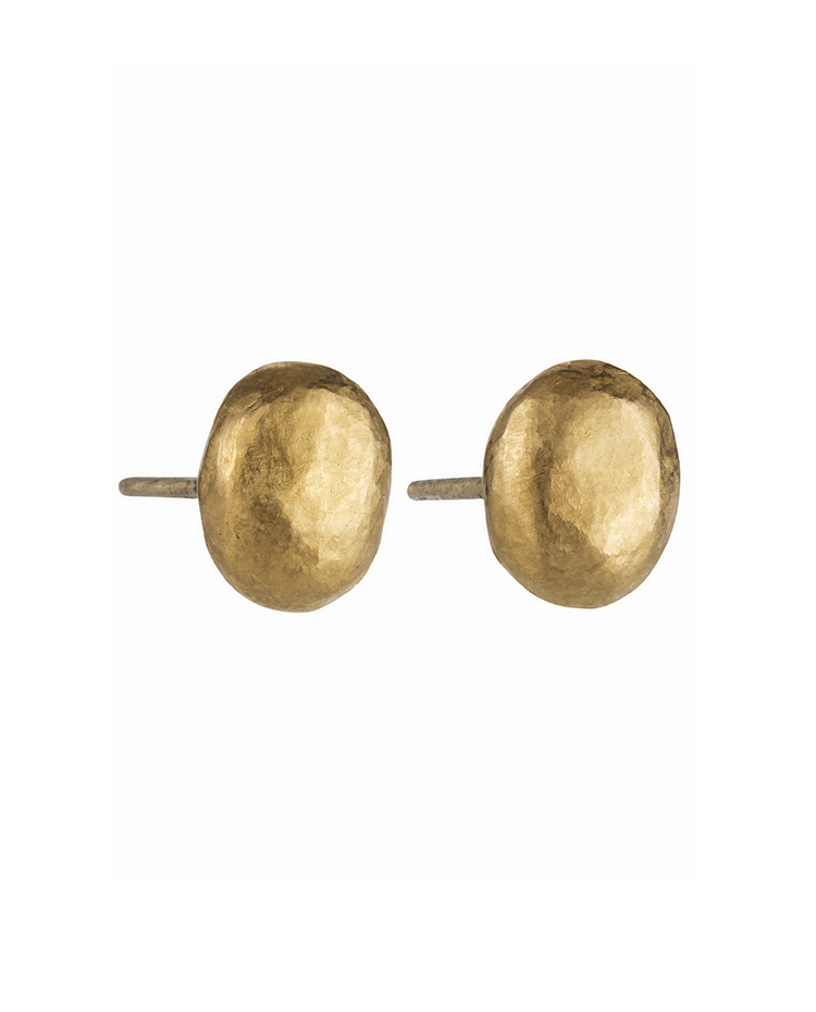Yossi Harari Jewelry 24k Gold Roxanne Stud Earrings