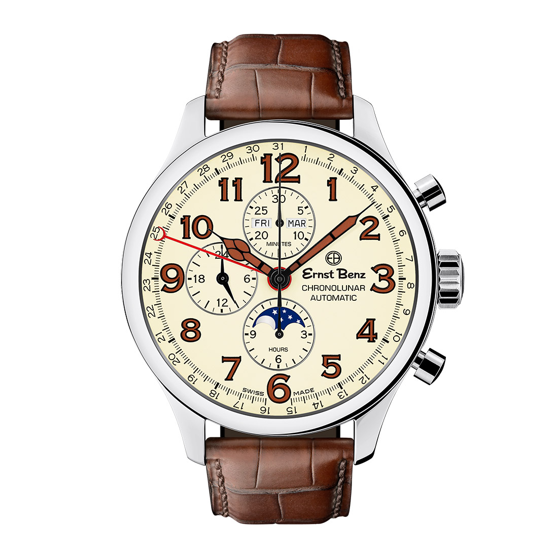 Ernst Benz ChronoLunar GC10318A 47mm Mens Watch