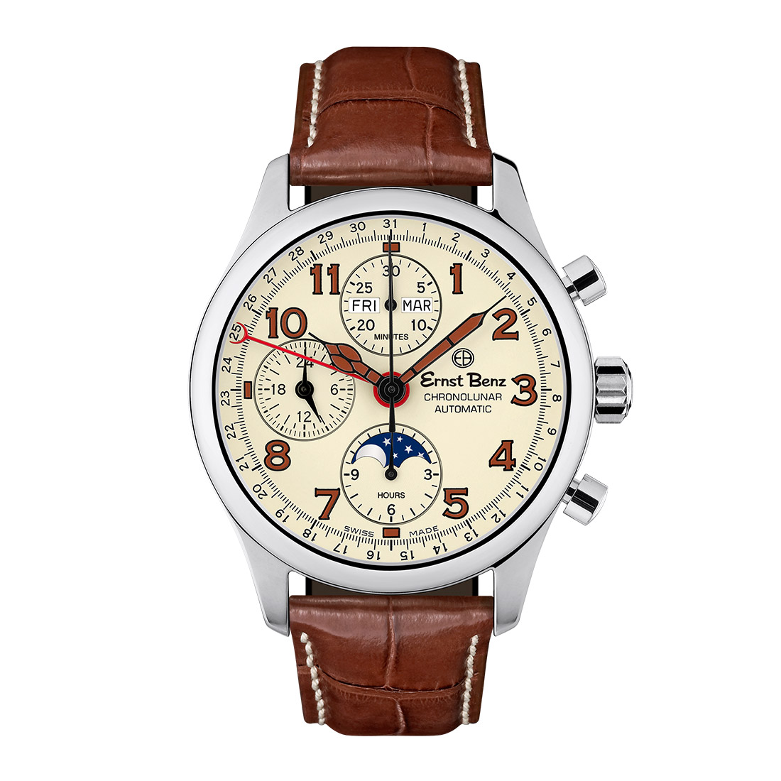Ernst Benz ChronoLunar GC20318A 40mm Mens Watch
