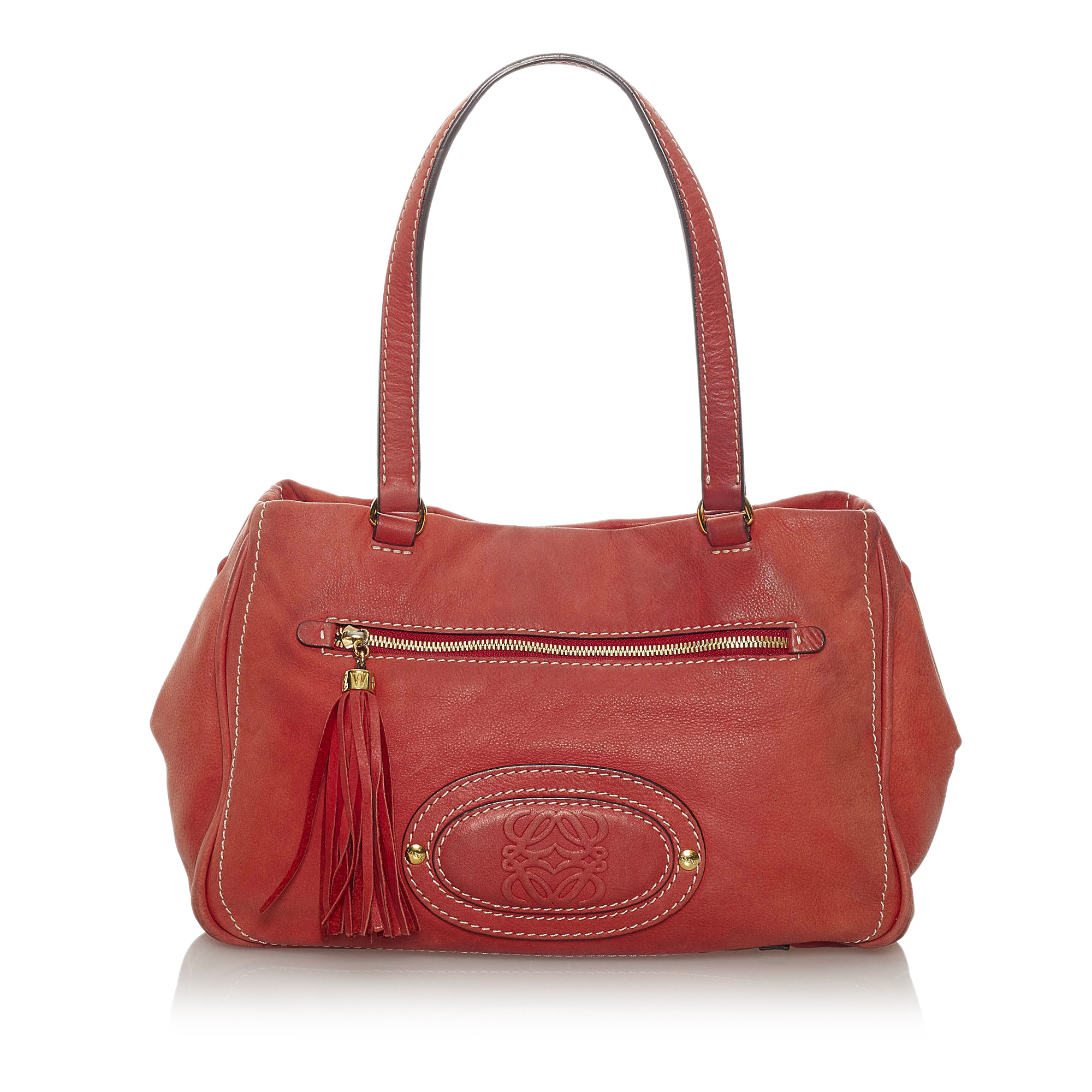 Loewe Anagram Leather Shoulder Bag