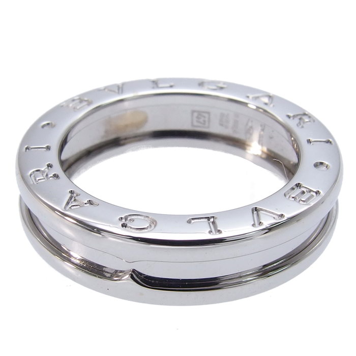 Bulgari B-Zero1 18K White Gold Ring Size 4.25 