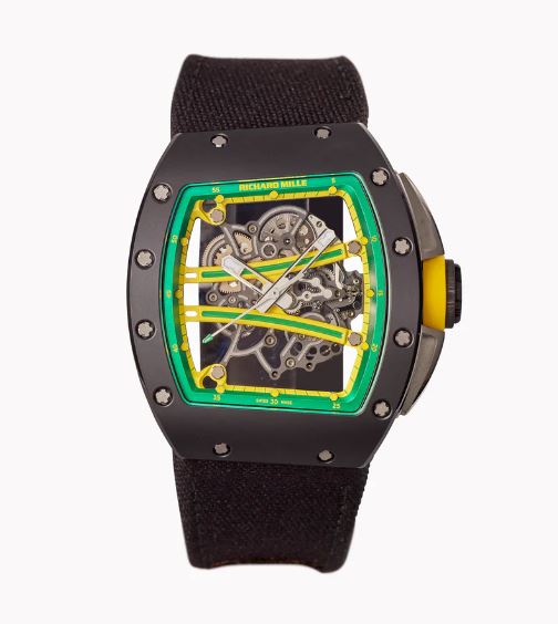 Richard Mille RM61-01 Yohan Blake (Black Ceramic Green/Yellow Accents)