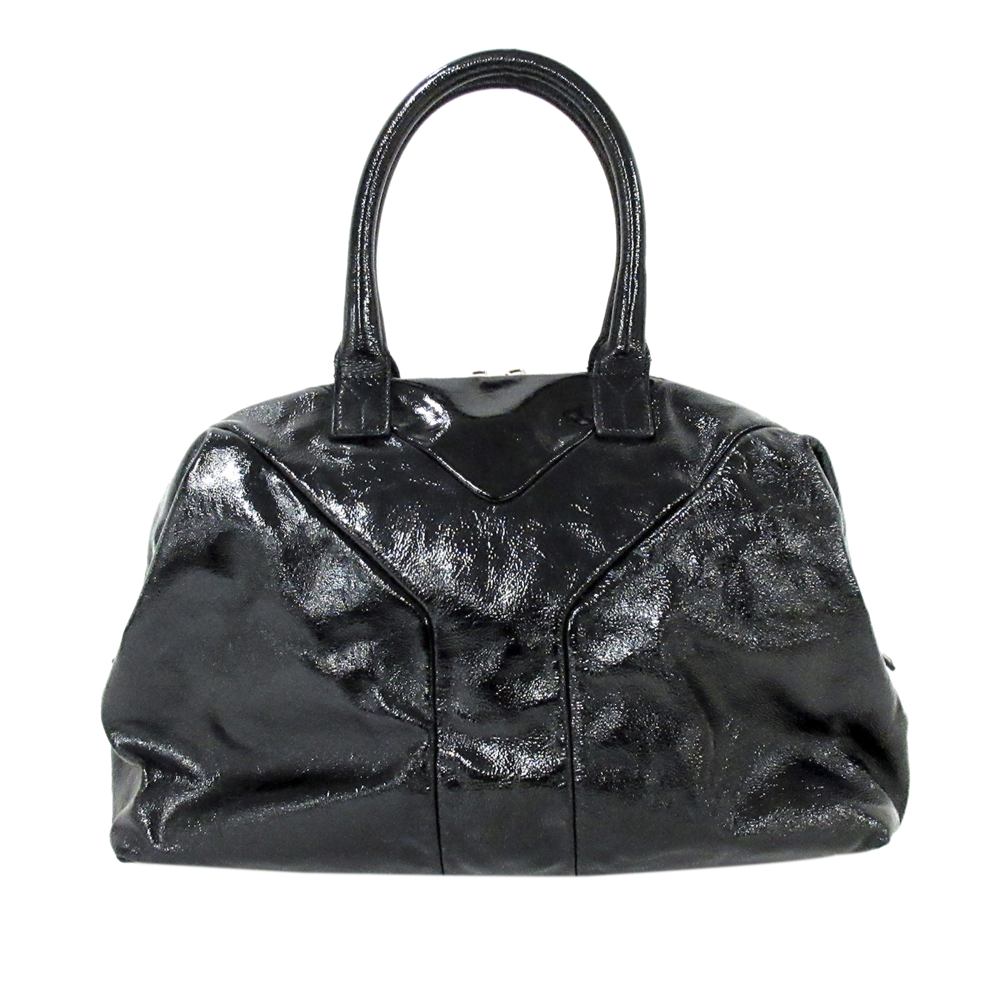 YSL Easy Y Patent Leather Tote Bag