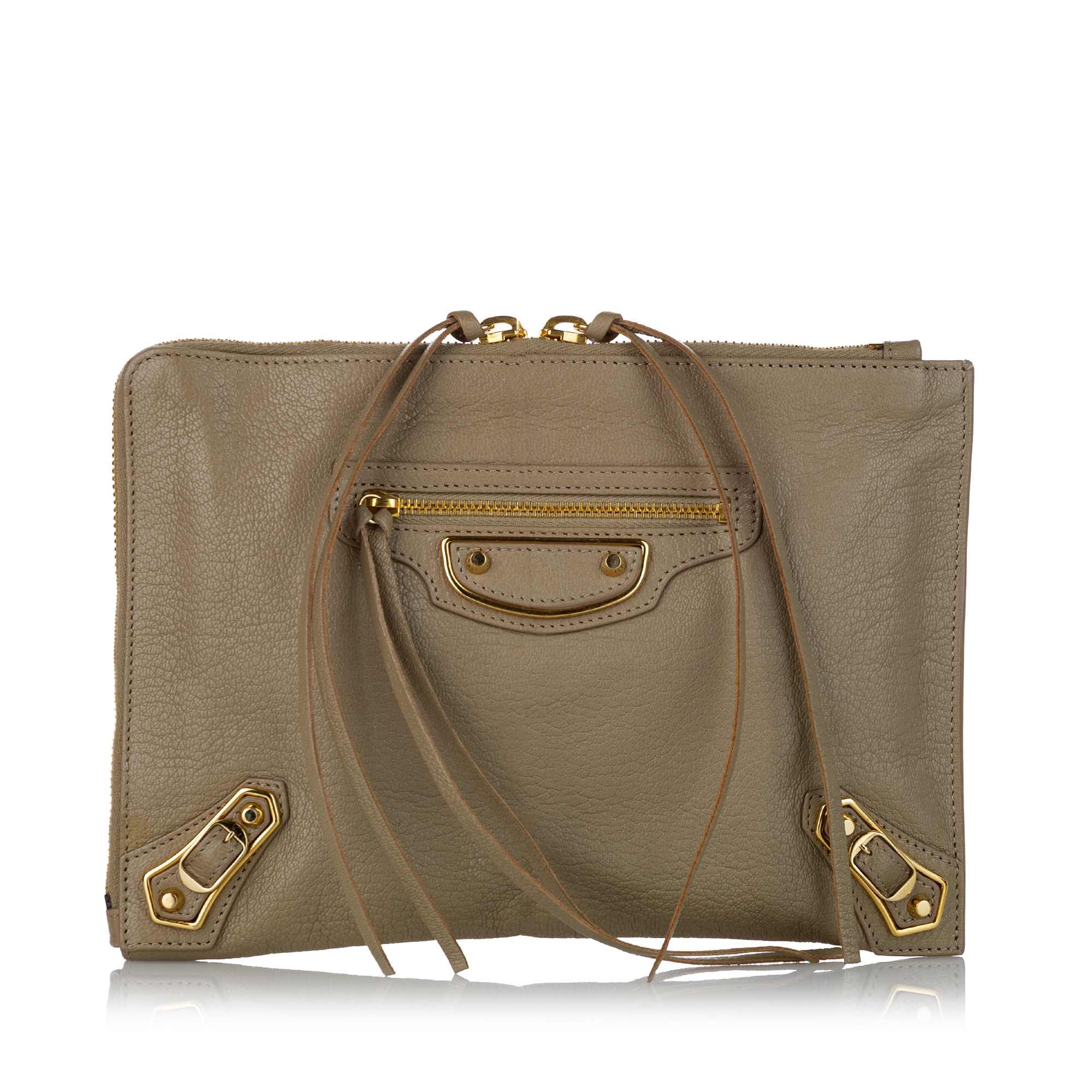 Balenciaga Motocross Giant Arena Clutch Bag