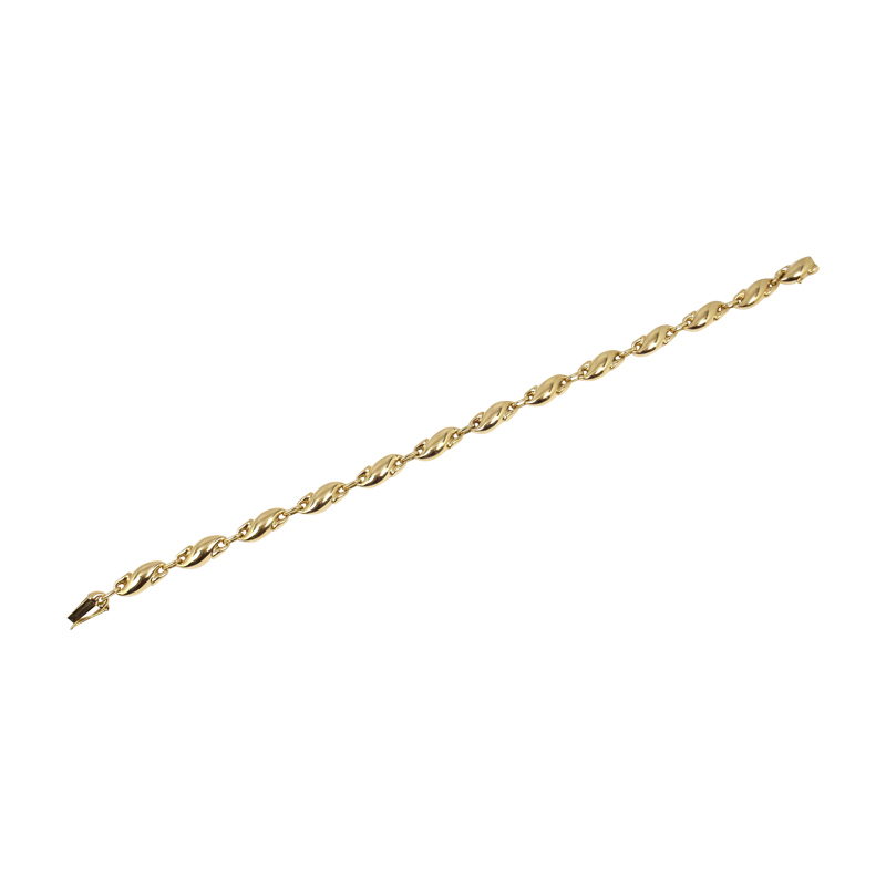 Tiffany & Co. 18K Yellow Gold Seahorse Link Bracelet 
